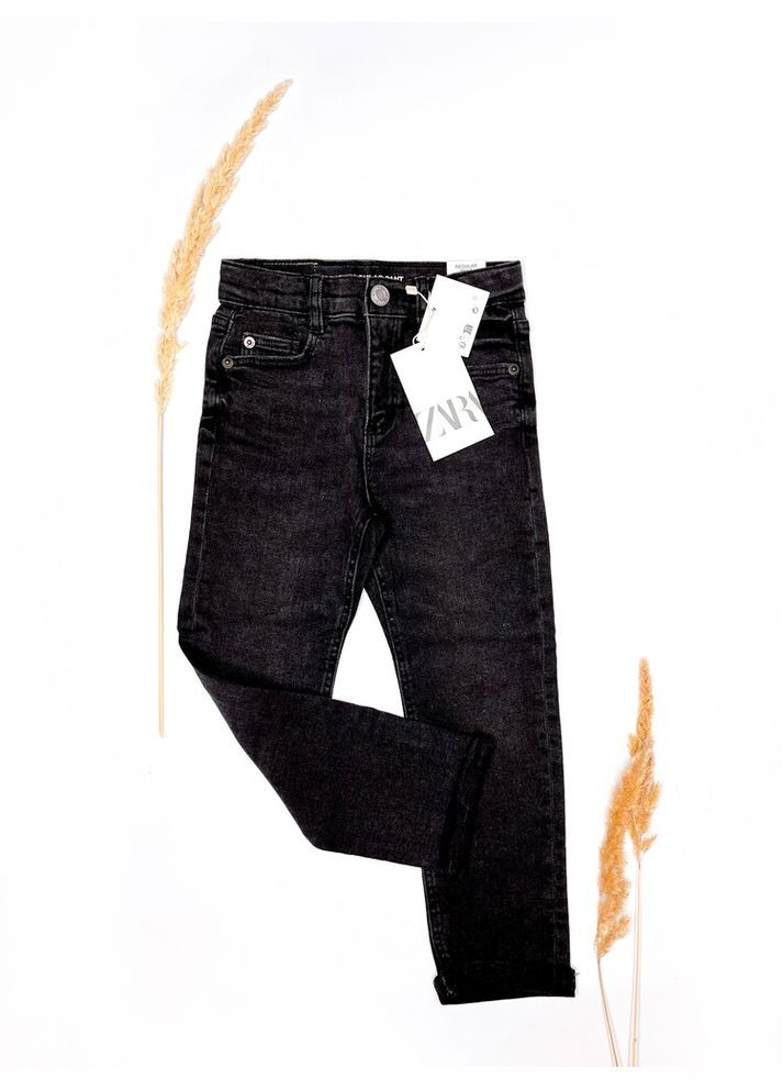 Черные джинсы 92 см черный артикул л201 Zara