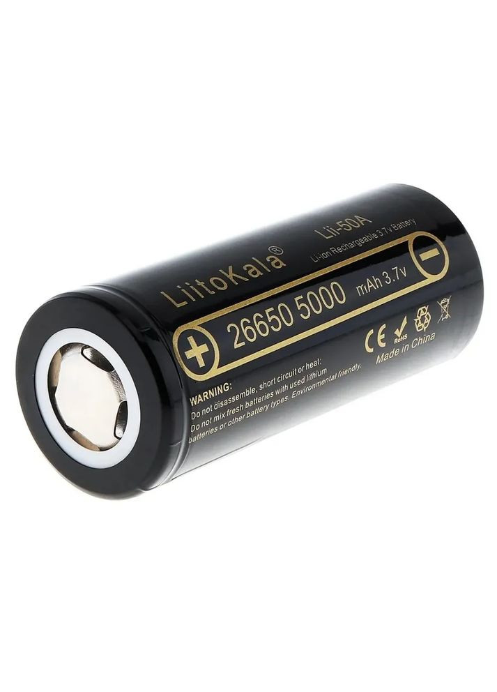 Аккумулятор Lii50A Li-ion 3.7В 5000mAh INR 26650 LiitoKala (311198730)