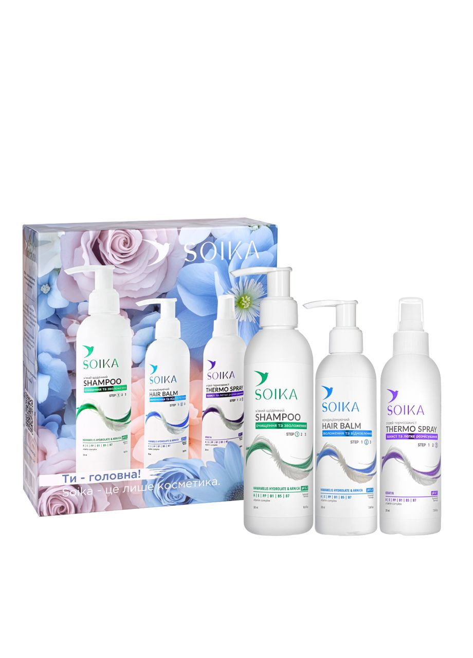 Набір для догляду за волоссям 3 в 1 Soika No Brand (322820832)