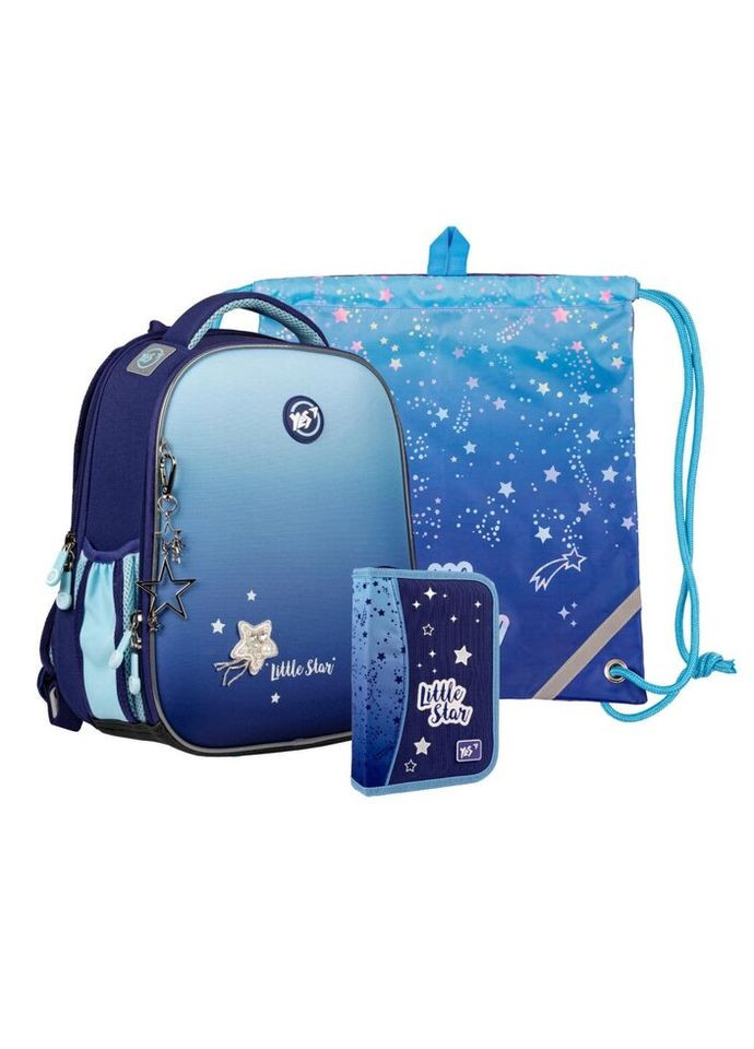 Рюкзак шкільний з пеналом та сумкою для взуття H-100 Collection Little Star 559793 3 предмета Yes (317734568)