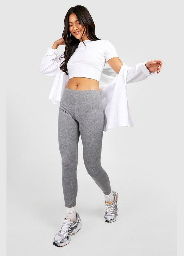 Серые демисезонные леггинсы Brave Soul