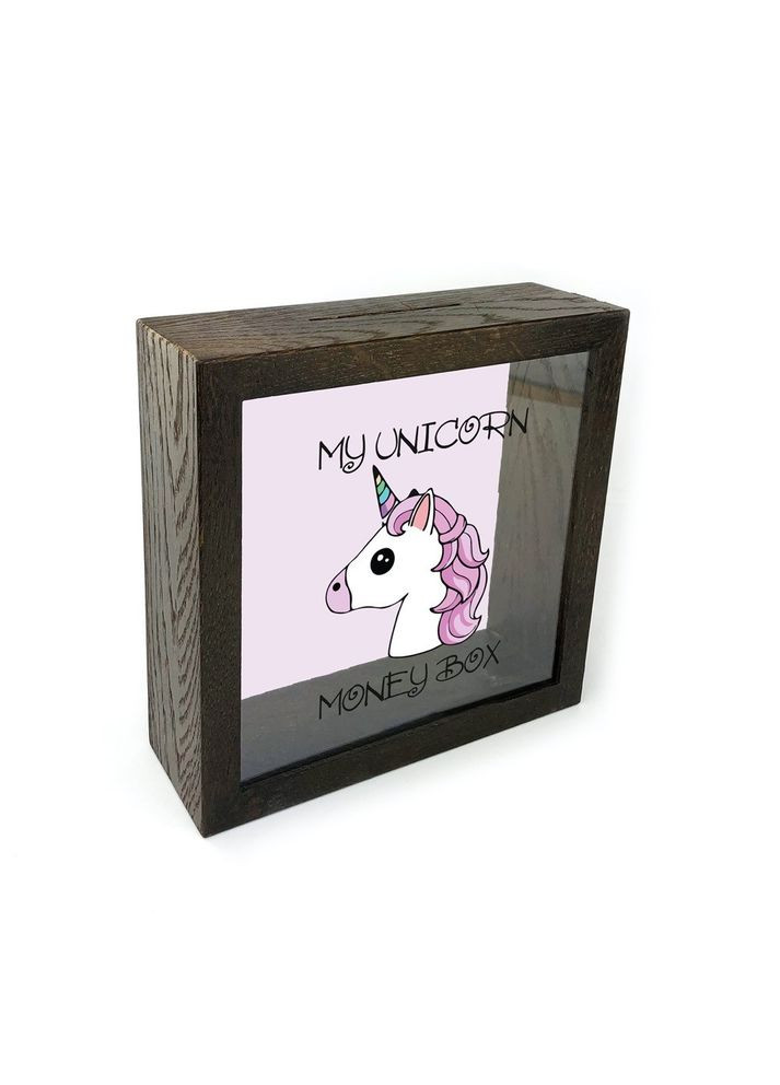 Деревянная копилка (копилка) 20х20 см My unicorn money box хркп0009ква Тур-Колекшн (358221737)