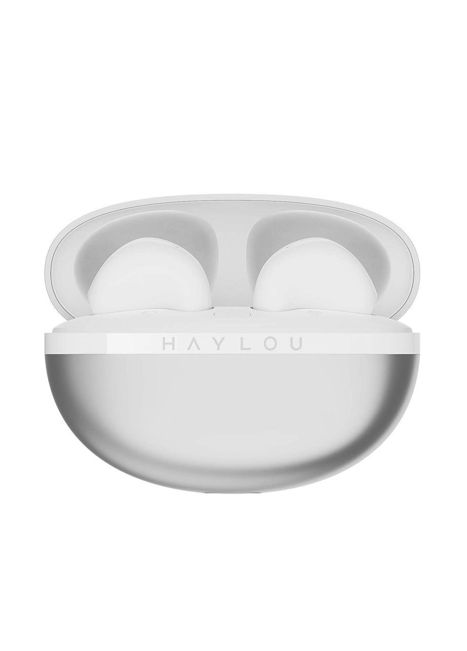 Навушники бездротові X1 2023 TWS сріблясті в кейсі Haylou (280876647)