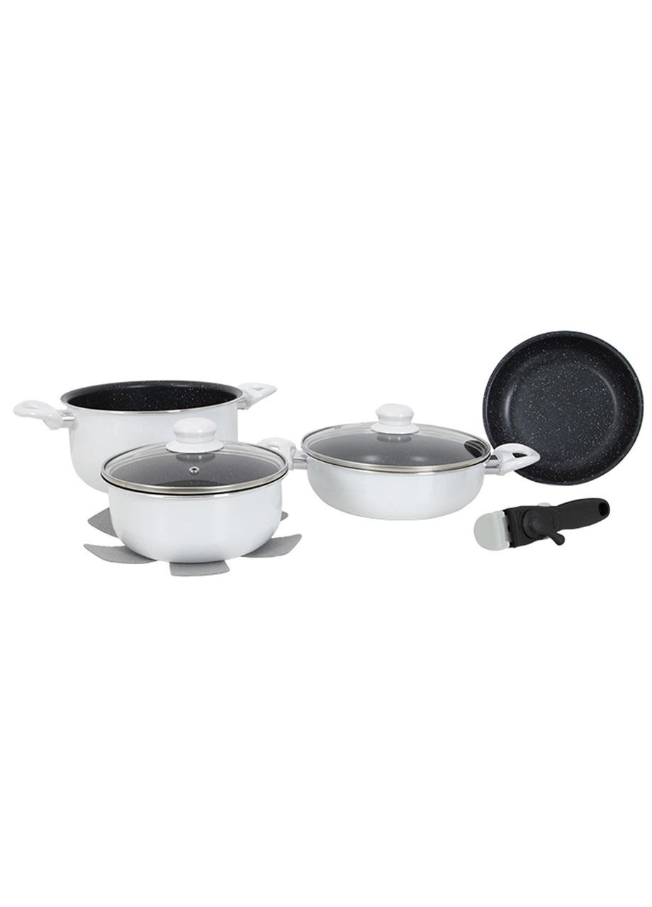 Набор посуды Cookware Set induction 7 предметов White (6977221) Gimex (363044993)