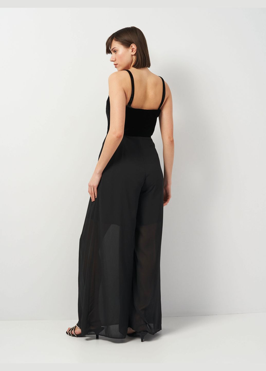 Комбинезон H&M однотонный чёрный