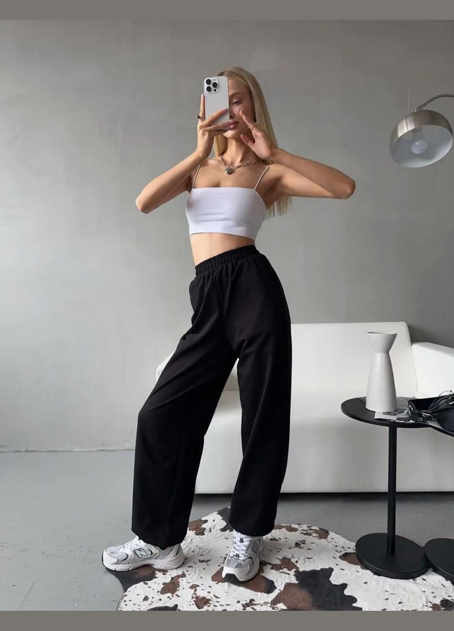 Жіночі спортивні штани з високою посадкою MonCher (342723655)