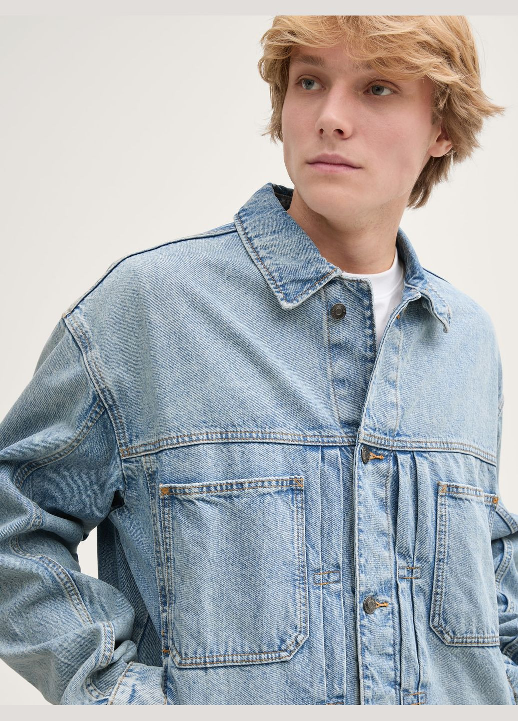 Голубая демисезонная куртка Tom Tailor