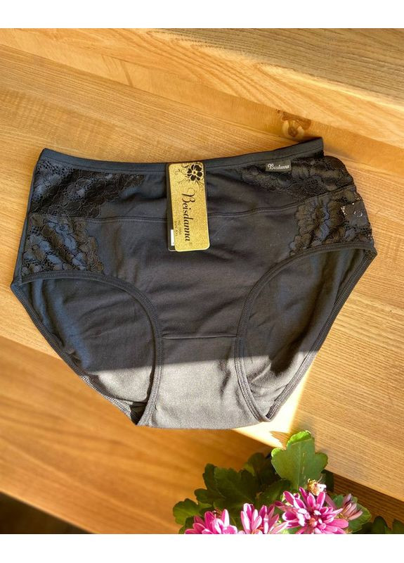 Бавовняні труси з мереживом та високою посадкою Beisdanna Сліп (361665806)