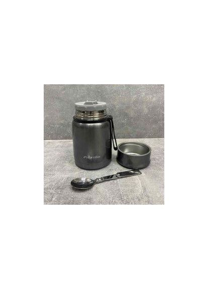 Термос пищевой 800 мл из нержавеющей стали KM-2048 цвет синий Kamille (356131326)