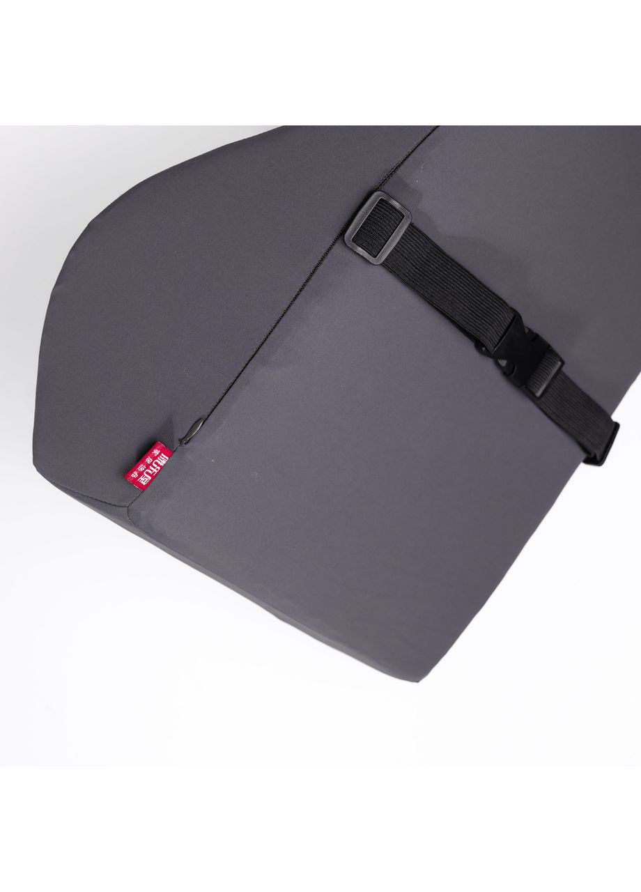 Подушка для спини Minimal сірий ортопедична підтримка попереку для роботи та відпочинку з ефектом пам'яті Yiwu (370603259)