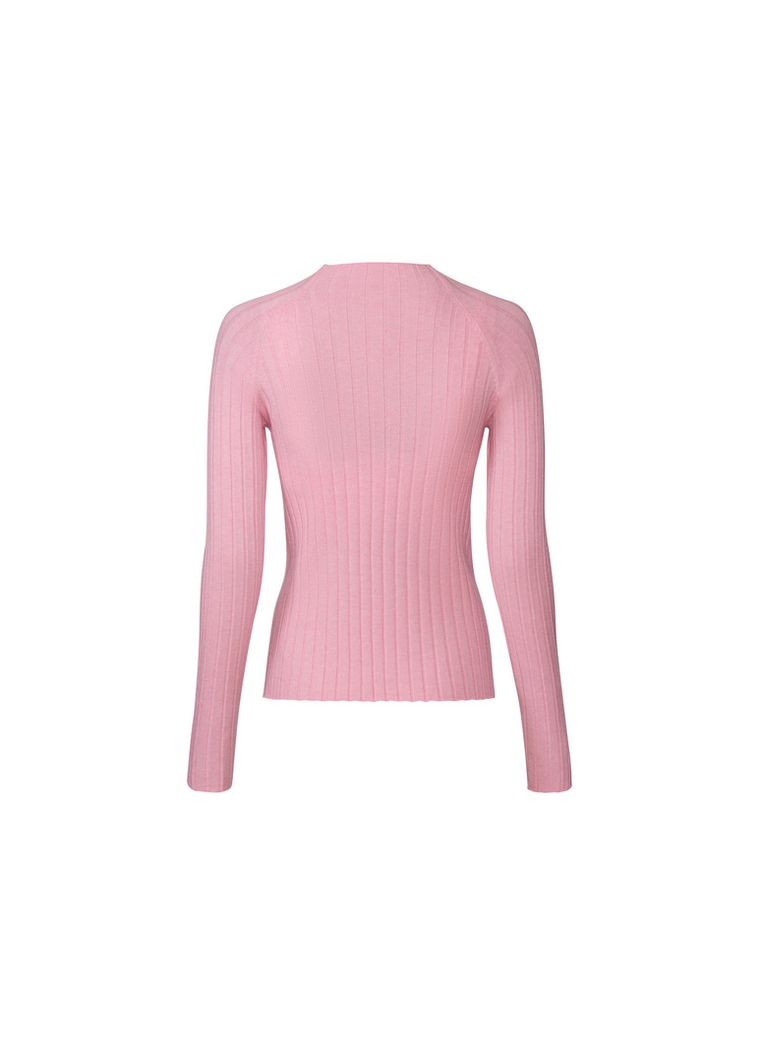 Гольф-водолазка в рубчик для жінки LIDL 435687 рожевий Esmara (367602232)