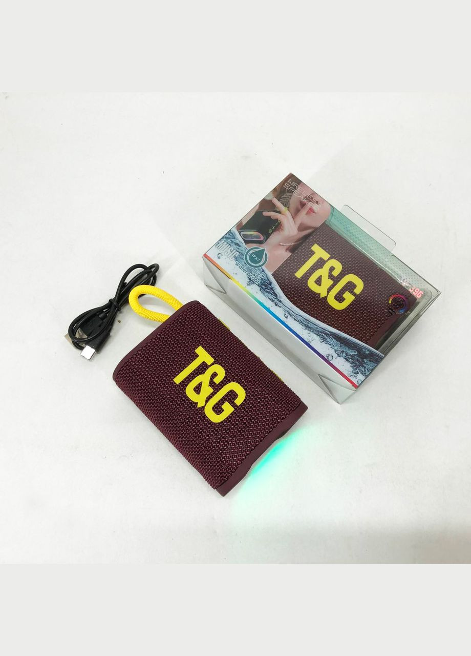 Bluetooth-колонка TG396. Колір: бордовий No Brand (359475289)