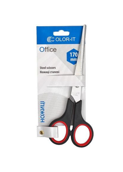 Ножиці канцелярські №7 Scissors "C" №7 Color-it (366977859)