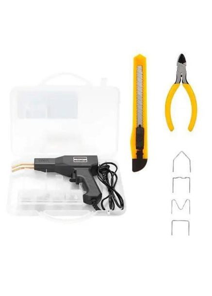 Паяльник для ремонта пластика электрический 200 скоб Черно-белый (H051149) No Brand (360768350)