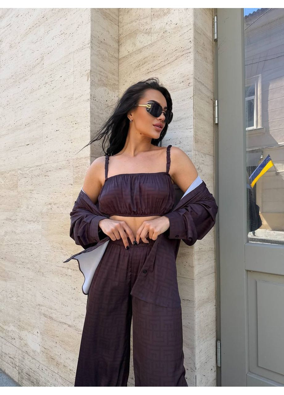 Жіночий костюм трійка з шовку Армані Україна (351386307)