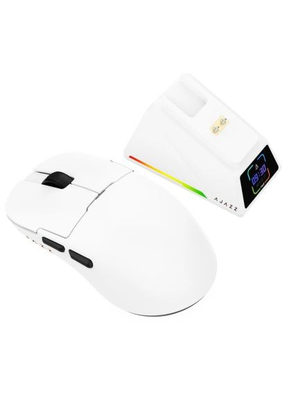 Мышка (AJM159-A-W) Ajazz AJ159 APEX Wireless/Bluetooth/USB White (366645674)