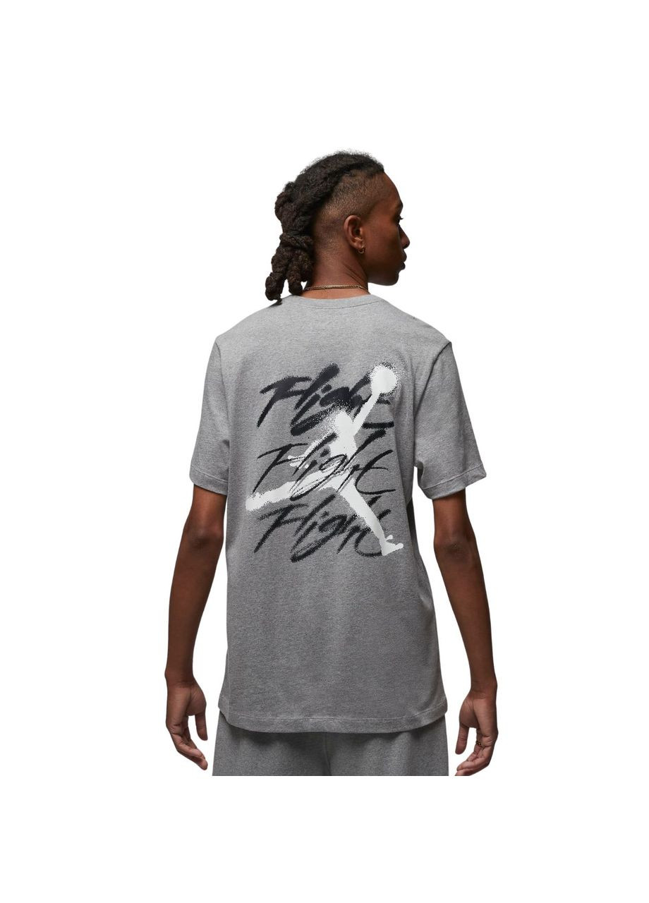 Сіра футболка air t-shirt grey fb7465-091 Jordan