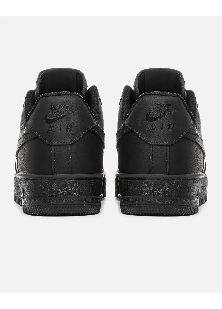 Женские кроссовки Nike Air Force 1 Low 07 Premium Black CW2288 Найк Аир Форс 1 чёрные демисезоны (366337149)