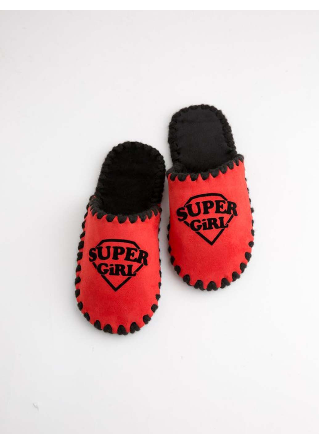 Красные домашние тапочки Family Story