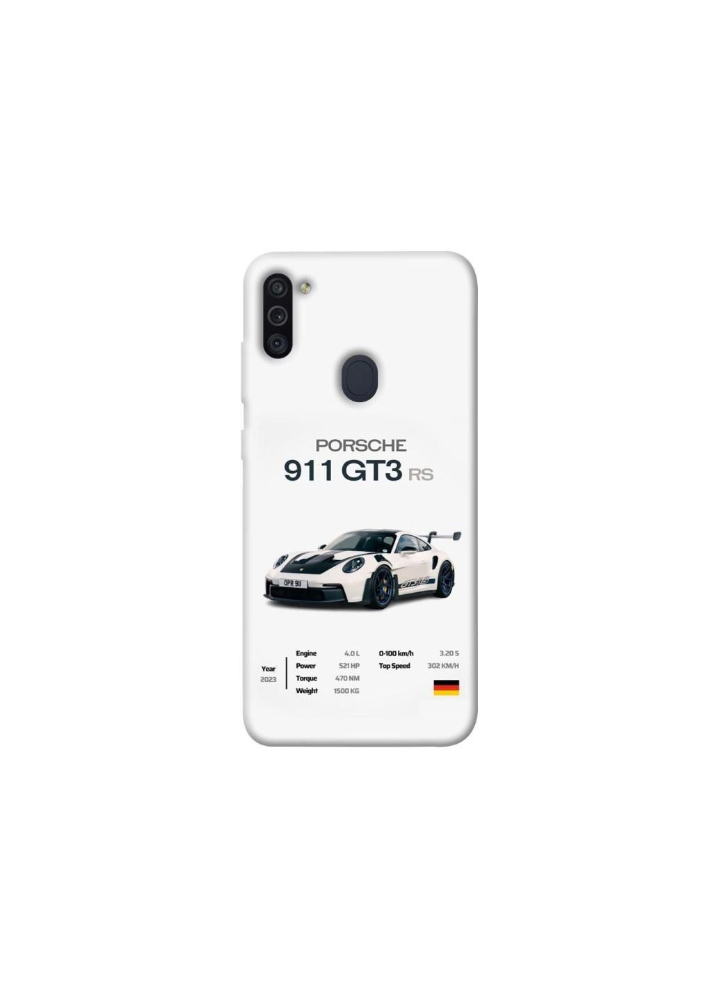 Чохол на Samsung Galaxy M11 Porsche 911 GT3 Frontalka (365835448)