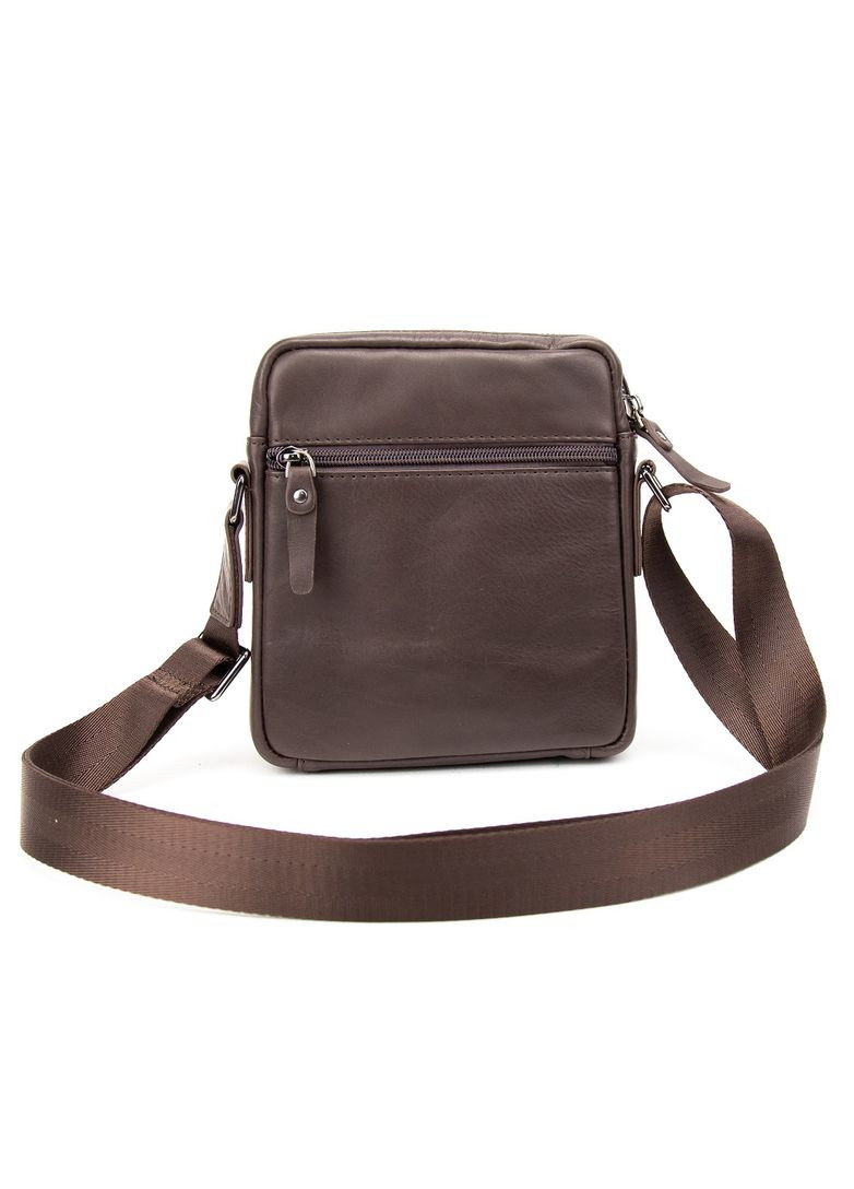 Мужская сумка месенджер через плечо из натуральной кожи повседневная городская средняя RoyalBag 8718 (355245783)