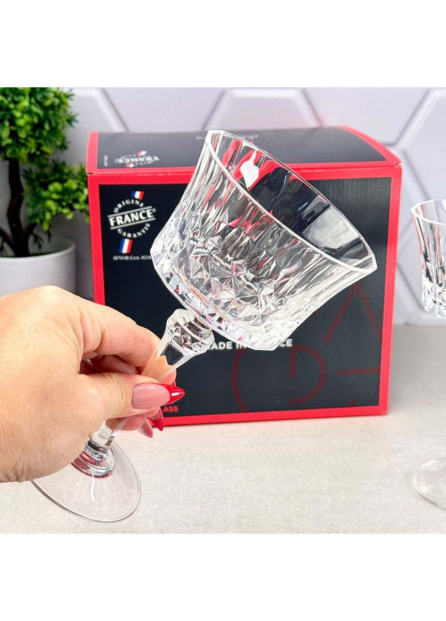 Набір келихів для вина 230 мл 4 шт Cristal d’Arques Lady Diamond Eclat (371772162)