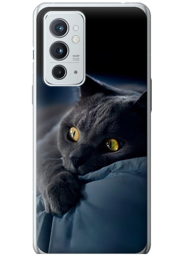 Силіконовий чохол 'Димчастий кіт' для Endorphone OnePlus 9RT (265226087)