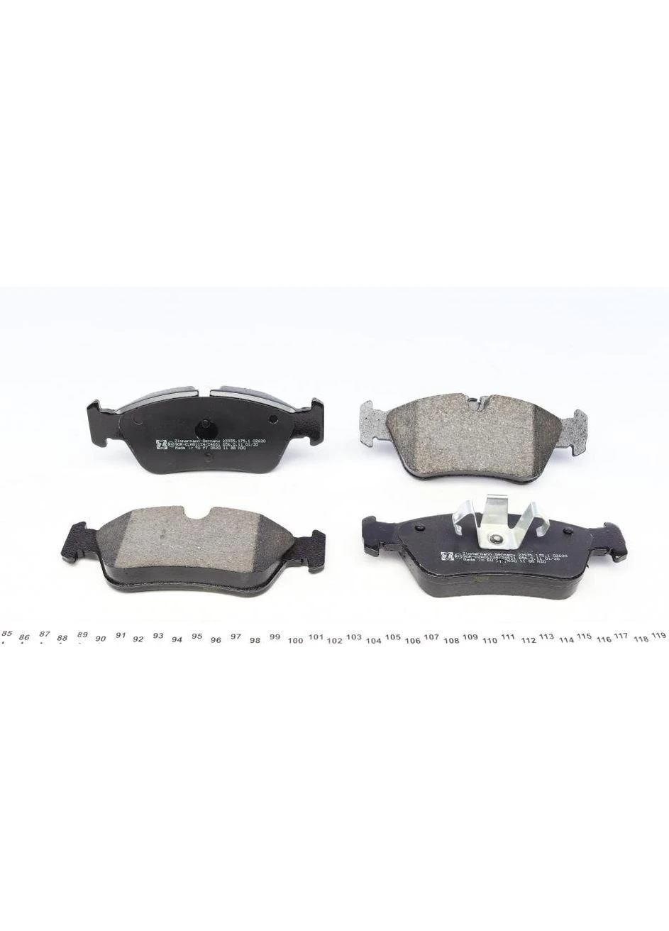 Колодки гальмівні дискові ПЕРЕДН BMW 1 SERIES (E81, E87) 04-, BMW 3 SERIES (E90) 05- 23935.175.1-ua ZIMMERMANN (342413756)