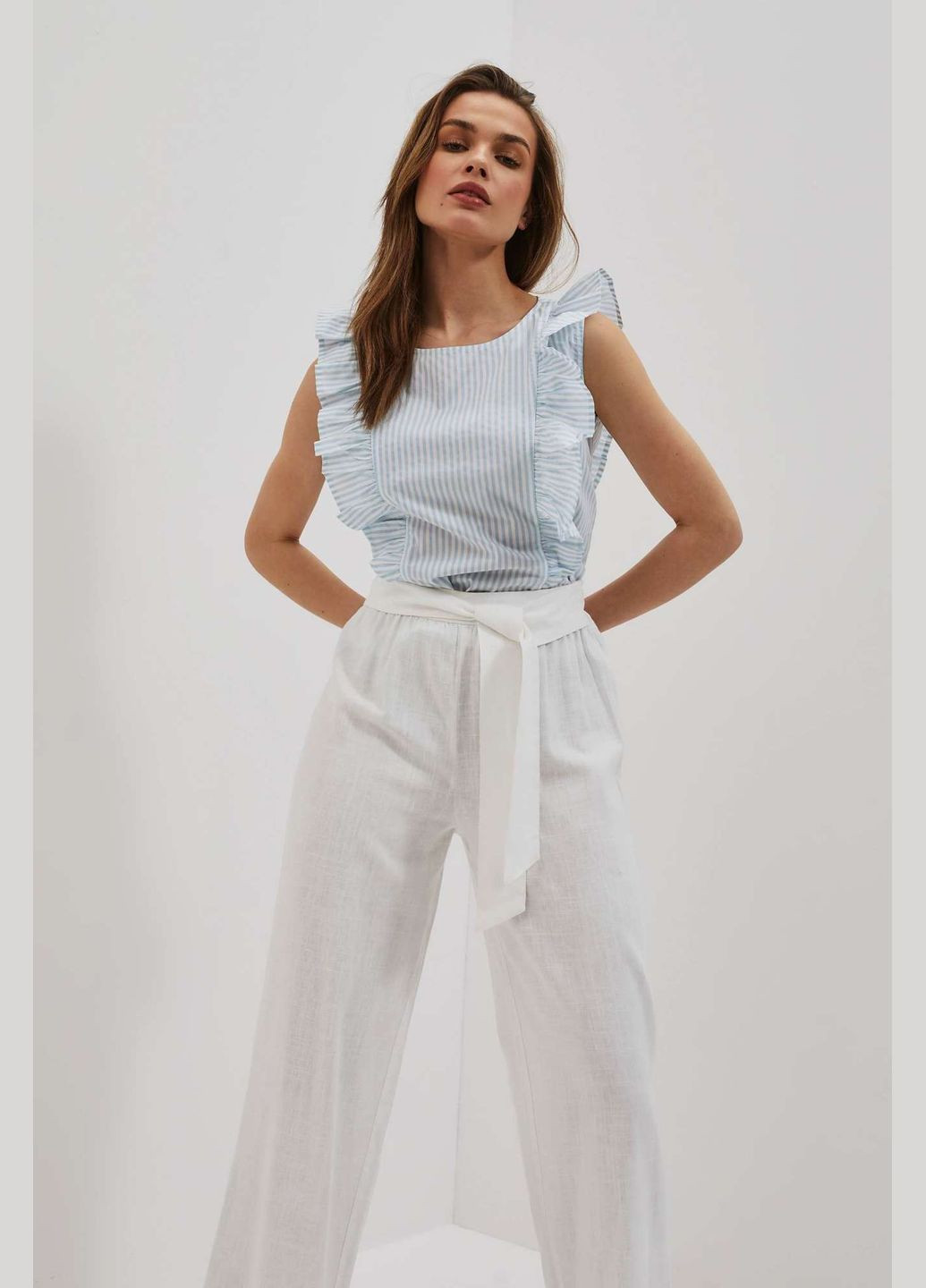 Блакитна блузка Moodo