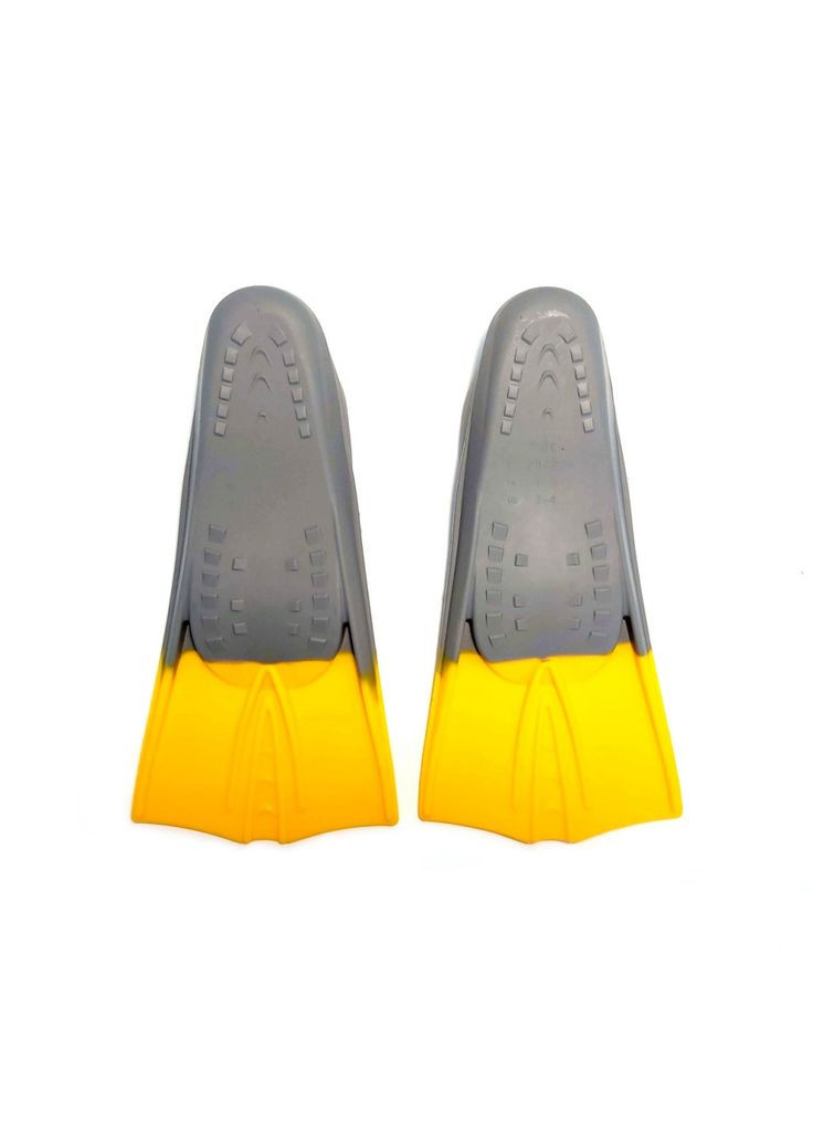 Ласти для плавання в басейні. Розмір. Колір сіро-оранжевий TE-2737-2-2729 СЕ+ОРН () SNS (316141890)