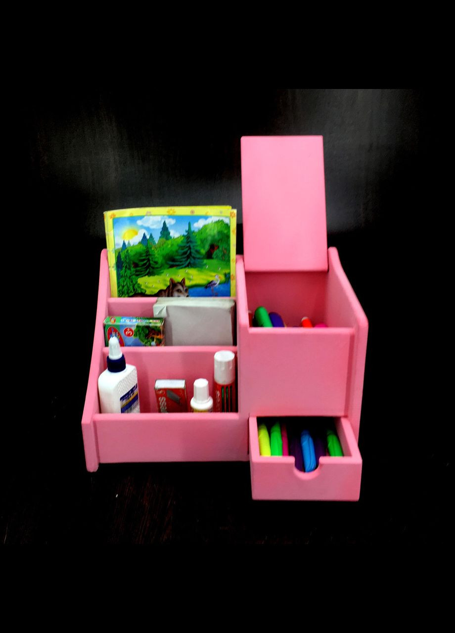 Органайзер настільний з дерева Борден барбі (КНЦ-007850) No Brand (328226585)