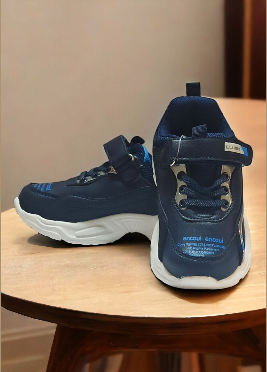 Синие демисезонные детские кроссовки для мальчика 956 Clibee