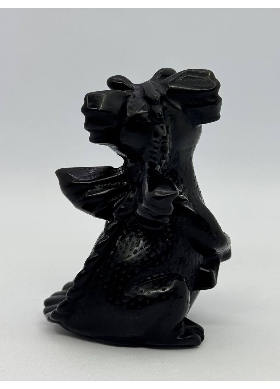 Дракон з обсидіану 80*50 мм Чорний (12681) No Brand (356109188)