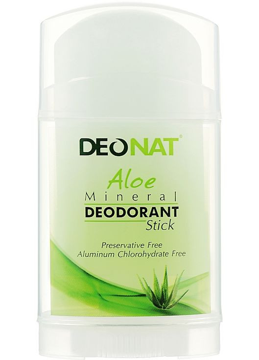 Минеральный дезодорант с соком алоэ, плоский 100g (1136845-101197) Deonat (368870272)