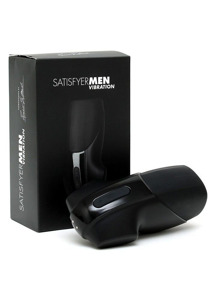 Мастурбатор Men Vibration имитатор минета с вибрацией, стимуляция головки Satisfyer (366875950)
