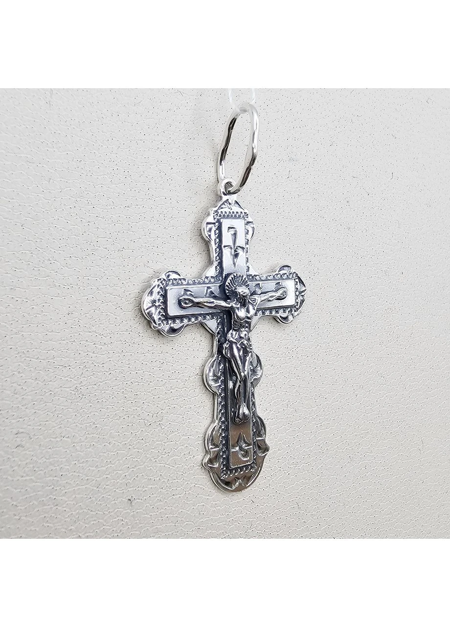 Православний хрест срібний "Розп'яття" 2,4 г No Brand (393974276)