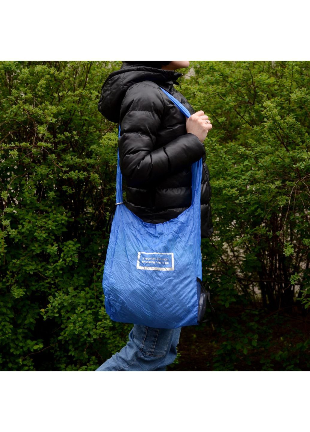 Сумка-шопер складна компактна (МДП-102-1) No Brand (302737487)