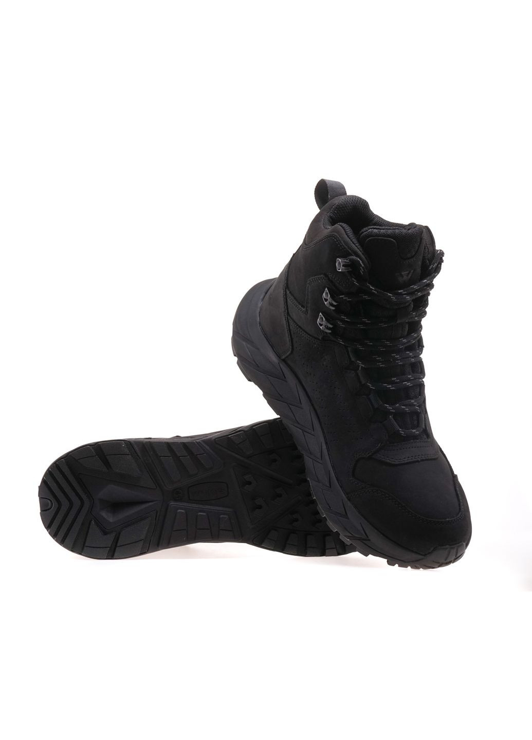 Черные зимние ботинки комфорт мужские 2411371 Wojas