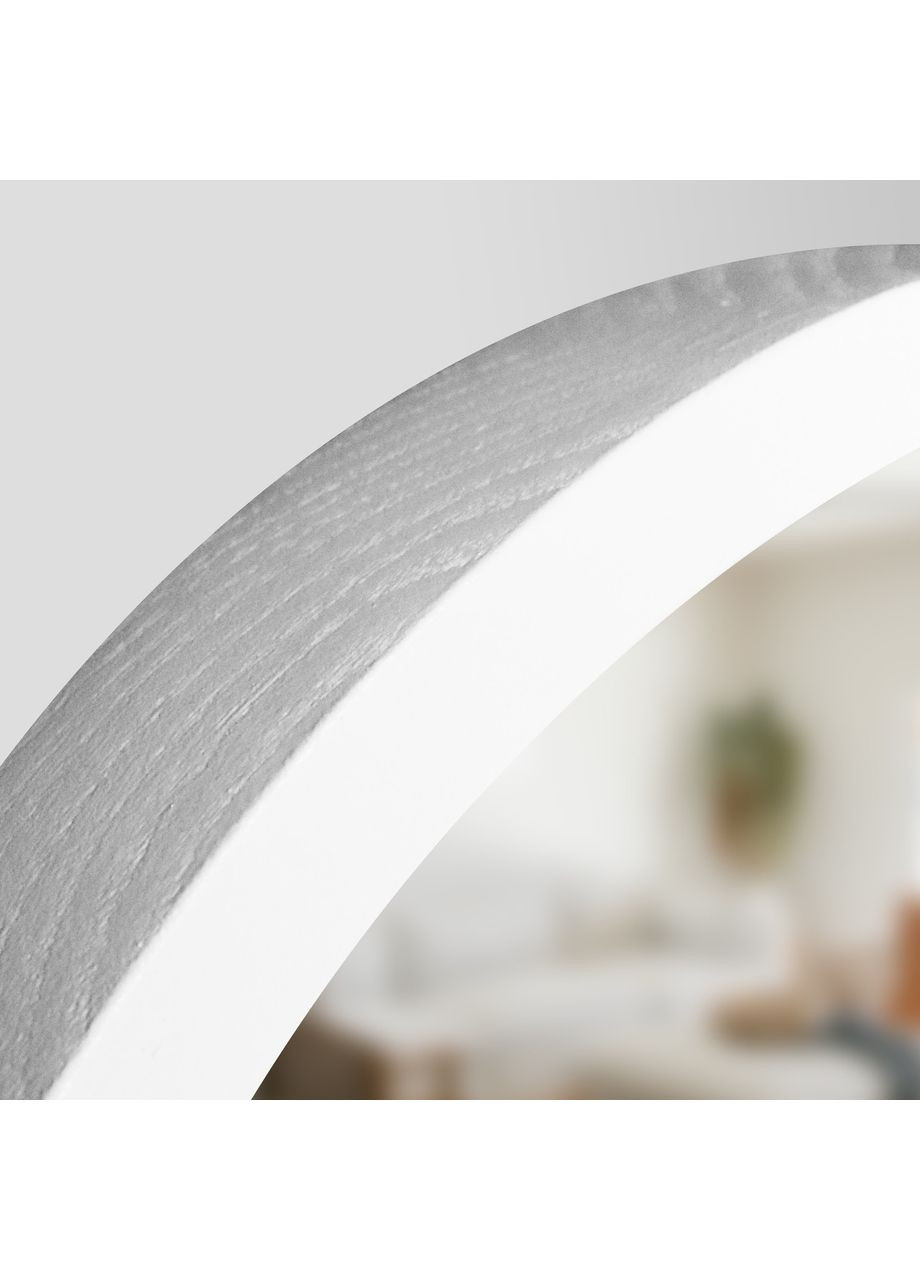 Зеркало ростовое прямоугольное в деревянной раме Ясен снежно-белый, 1700, 700 Luxury Wood (369547159)