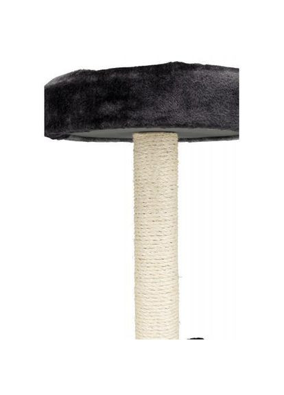 Царапка Junior Tarifa для кошек, из сизаля/плюша, 35х35х52 см (черная/серая) (*) Trixie (322859428)