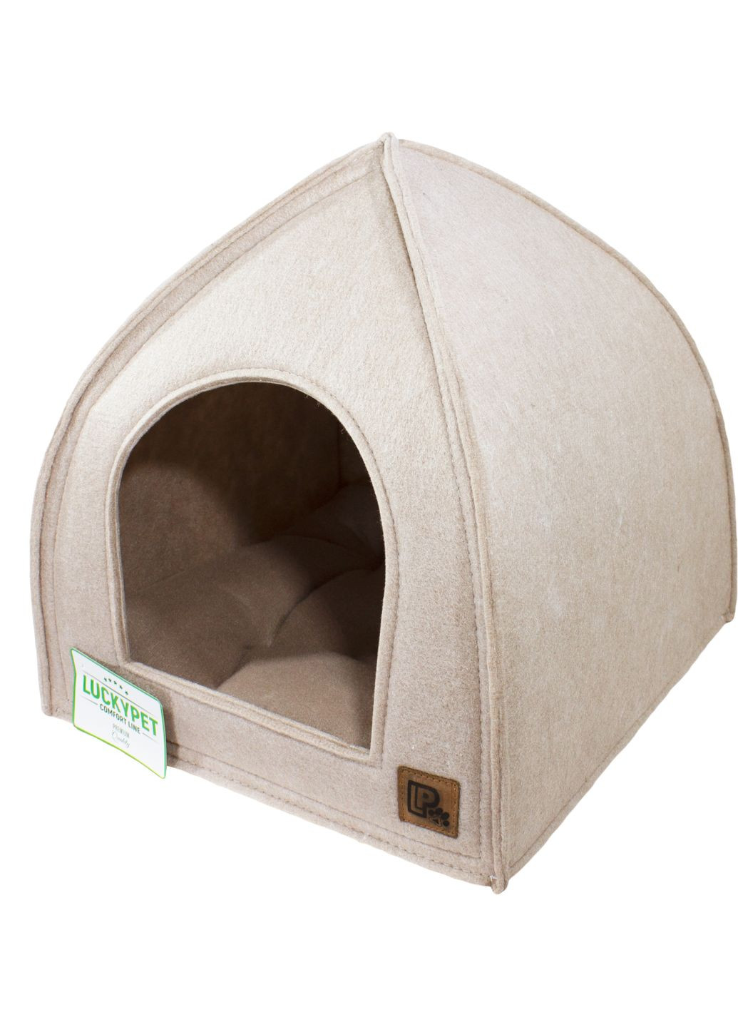 Палатка Регги №2 40х40х42 см Бежевая (4820268553829) Lucky Pet (313239586)