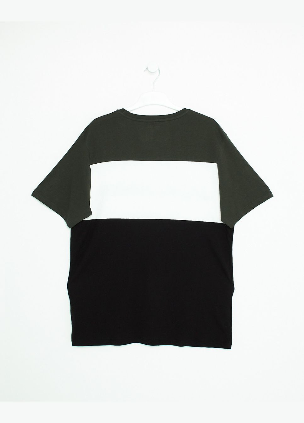 Комбинированная футболка basic,болотный-черный-белый,jack&jones Jack & Jones