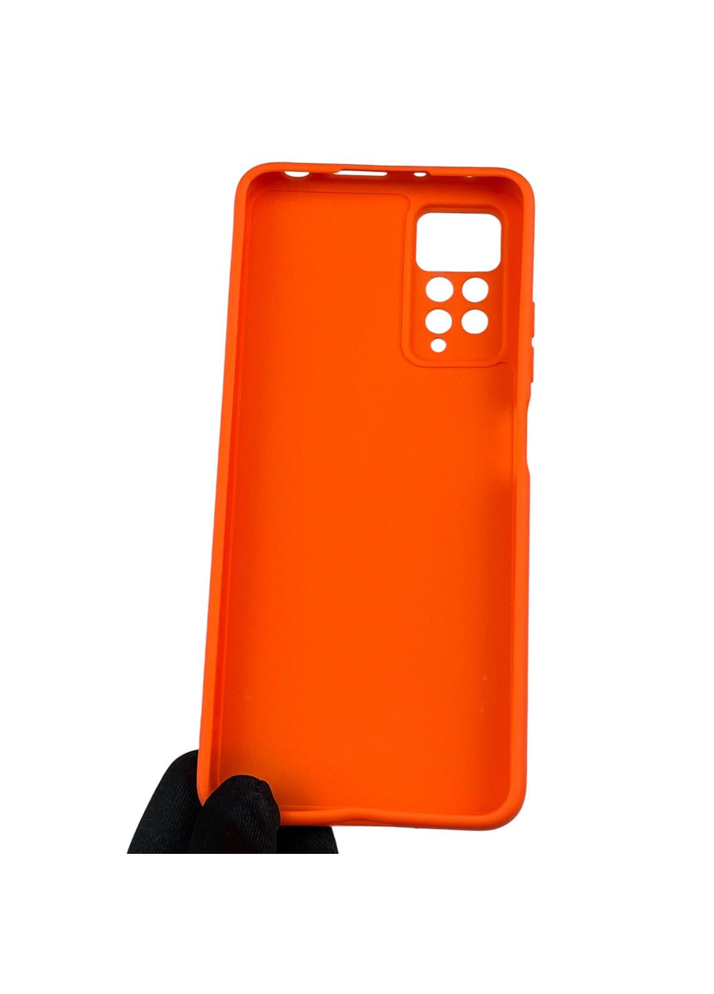 Чехол для Redmi Note 12 Pro 4G с квадратными гранями с защитой камеры сяоми нот 12 про 4г оранжевый Xiaomi (366023373)