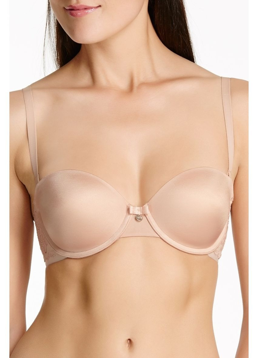 Бежевий балконет бюстгальтер 5061 формований пуш ап зі знімними бретелями ідеальний під будь який одяг комфорт та підтримка Berlei з кісточками поліамід, поліестер, еластан