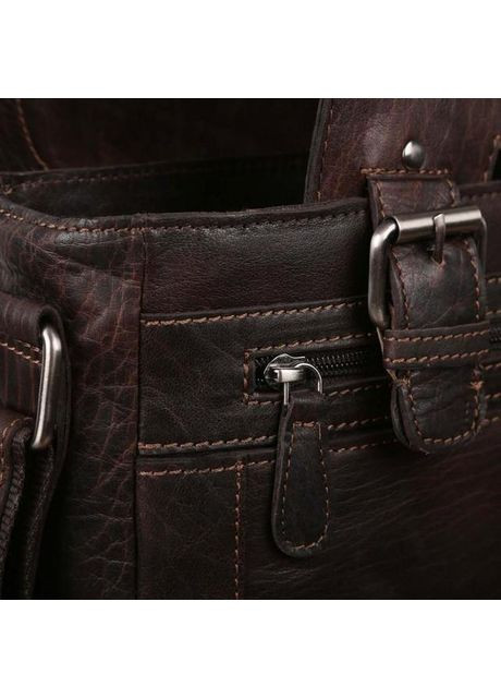 Сумка планшет через плече для документів та для телефону чоловіча з натуральної шкіри середня Коричневий 37378 Ashwood (352527471)