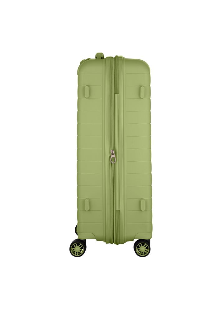 Валіза, Aero, поліпропілен, середня, 63/78 л, TSA, 4 колеса, EXP, оливково-зелений 2E (370616095)