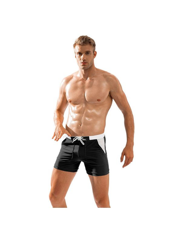 Мужские черные пляжные мужские плавки Deenyt