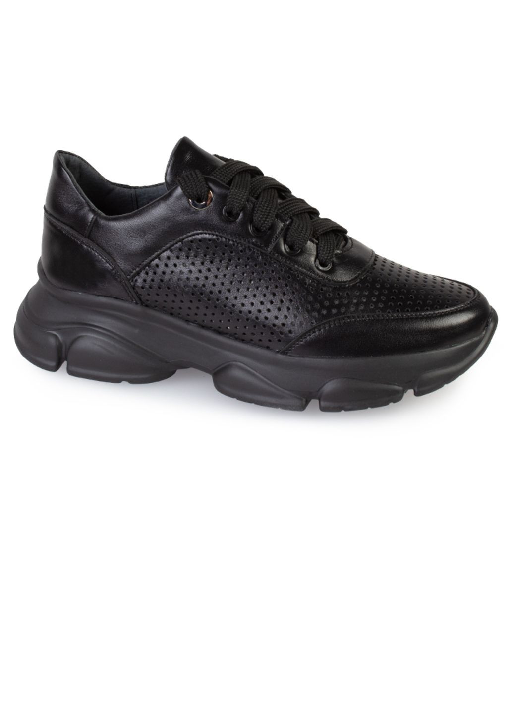 Чорні осінні кросівки жіночі бренду 8200526_(1) ModaMilano