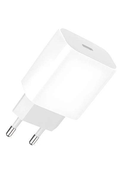 Зарядний пристрій (DM-DC06-WH) Denmen USB-C PD20W 3.6A white (370017338)