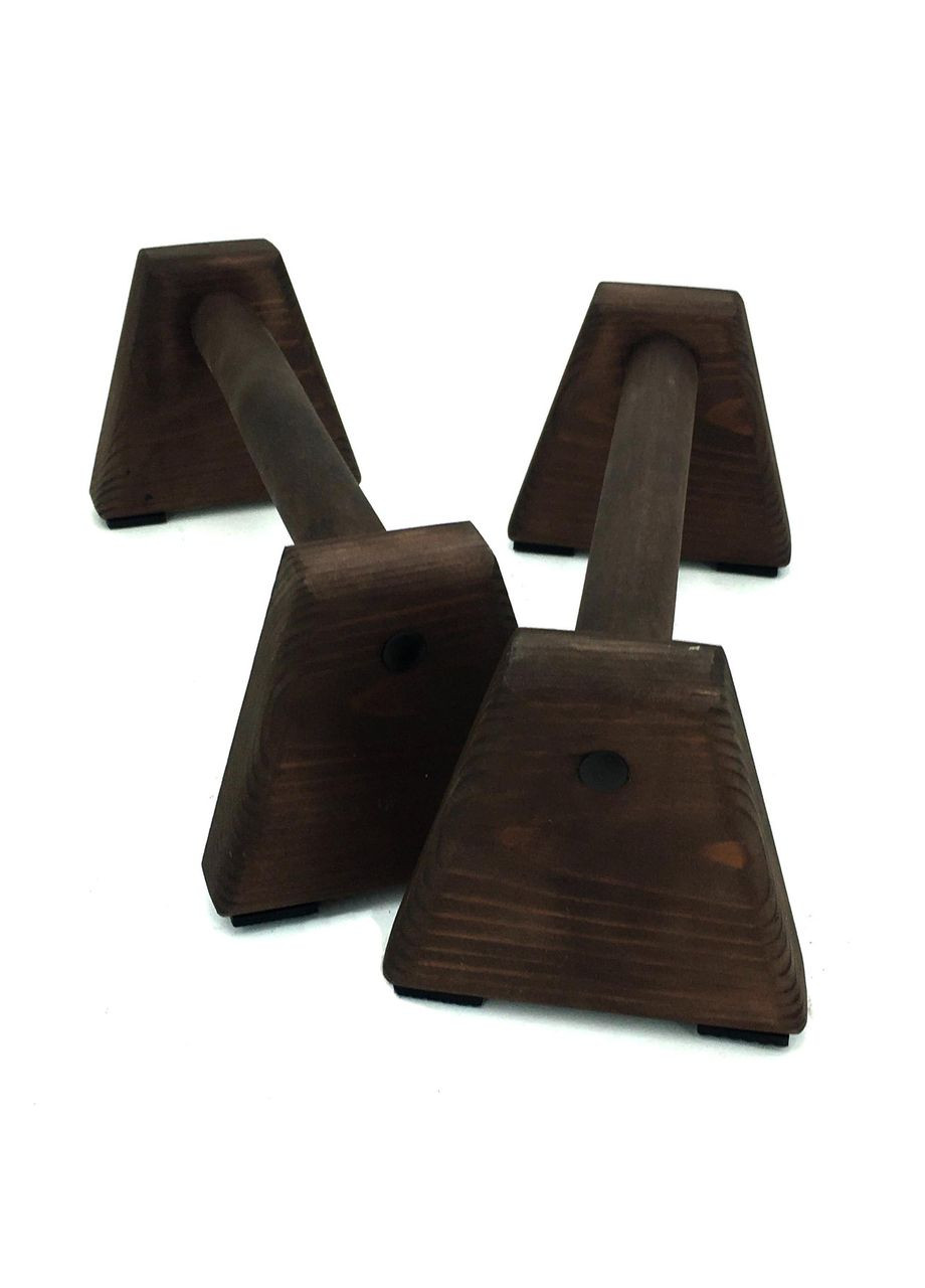 Упори для віджимань (паралетси) з дерева Сальрей капучино (ПРЛ-000809) No Brand (328224560)